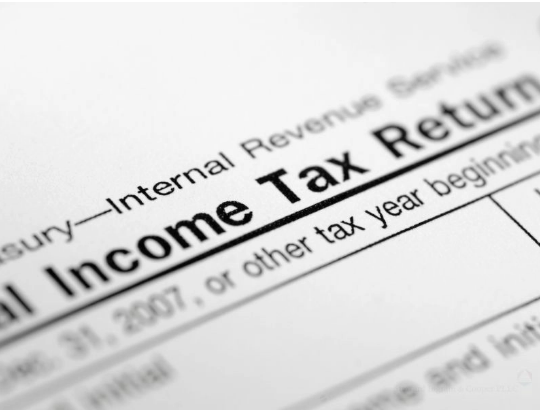 Income tax return document